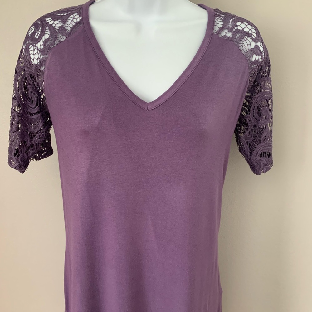 Zenana Signature Purple Tee